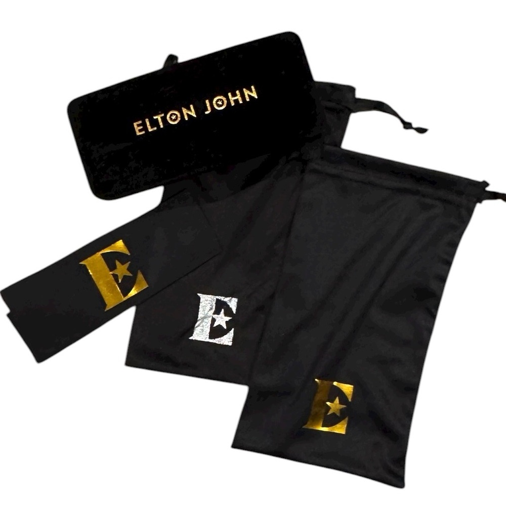 Elton John Sunglass Case & Dust Bags